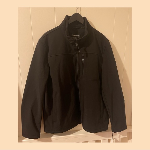 CALVIN KLEIN Men's Infinite Stretch Soft Shell Jacket - Picture 7 of 13